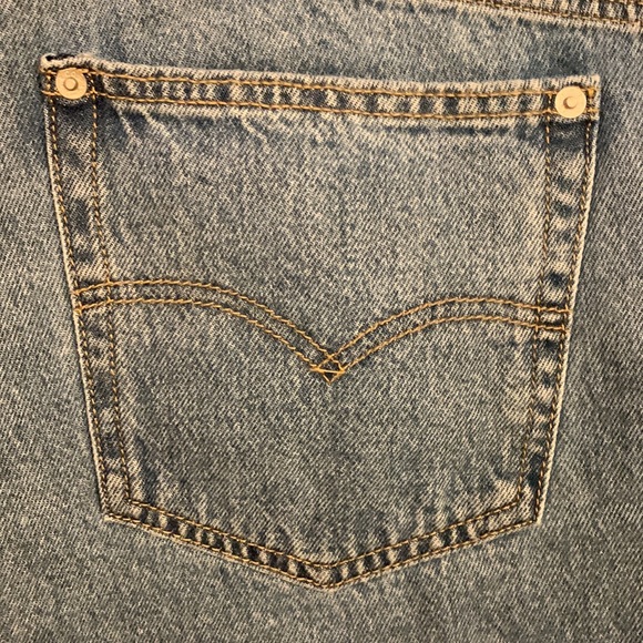 Levi’s Like New EUC Button Front Denim Mini Skirt - Picture 9 of 15